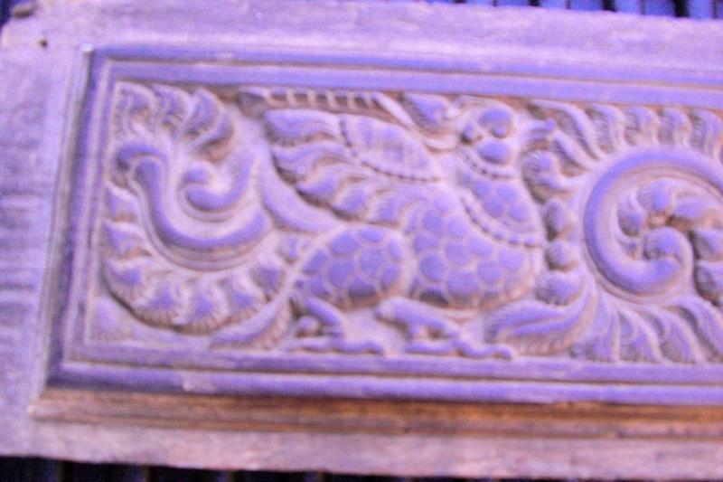 Three Superb Indian Carved Panels - Garuda