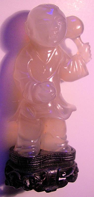 Chinese Carved Agate of a Boy-child