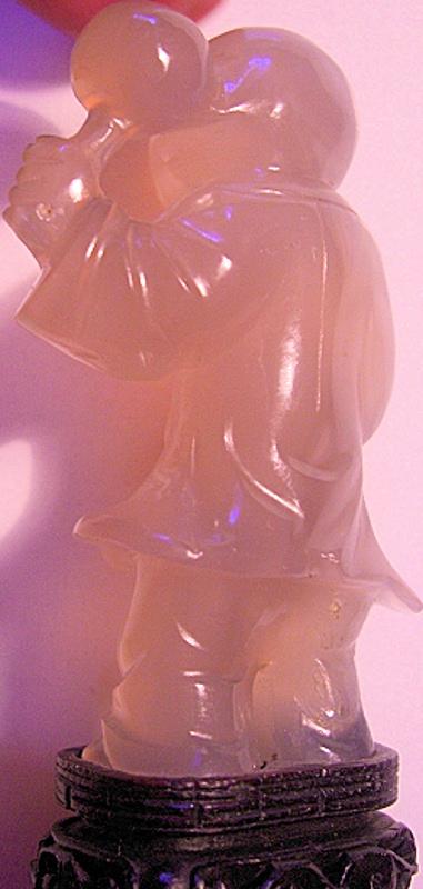 Chinese Carved Agate of a Boy-child