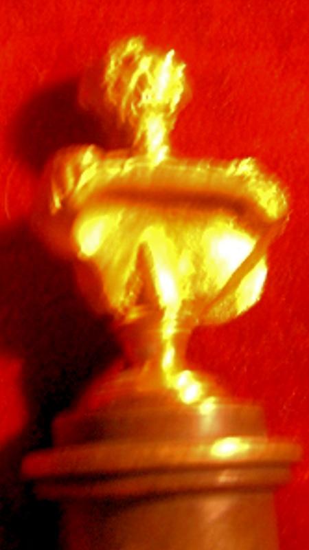 MIniature Ormolu Bust of King George IV