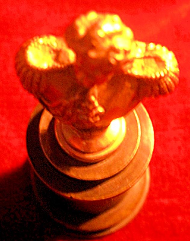 MIniature Ormolu Bust of King George IV