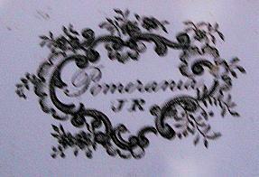 Brown-Transfer Staffordshire Plate -
