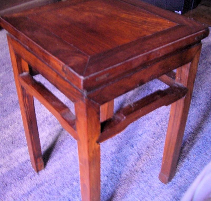 Chinese Huanghuali Table/Stool