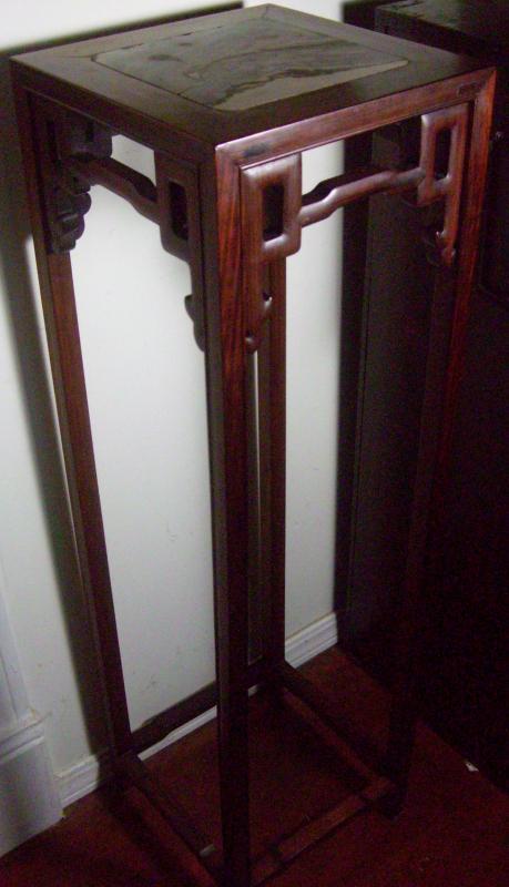 Chinese Marble-top Tall Tables