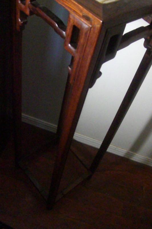 Chinese Marble-top Tall Tables
