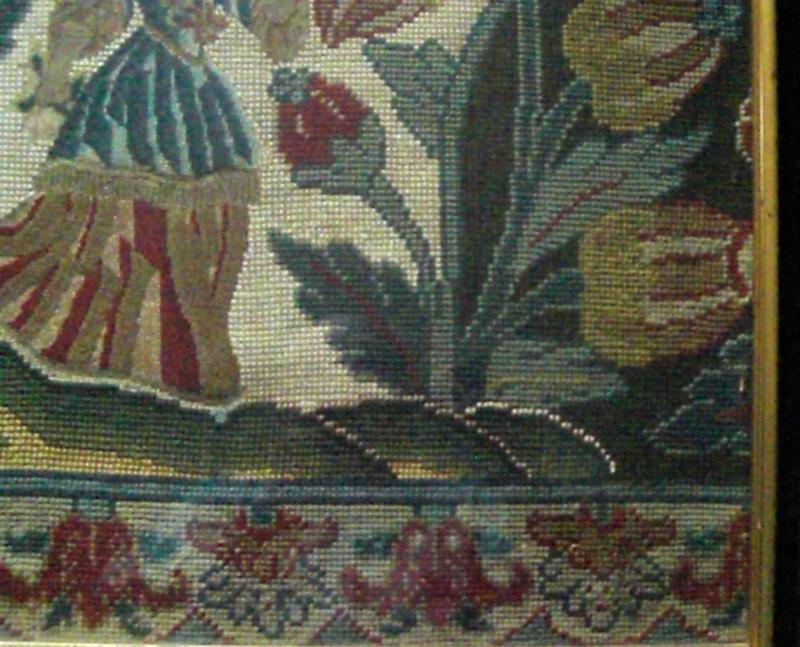 Louis XIV Needlepoint Panel: