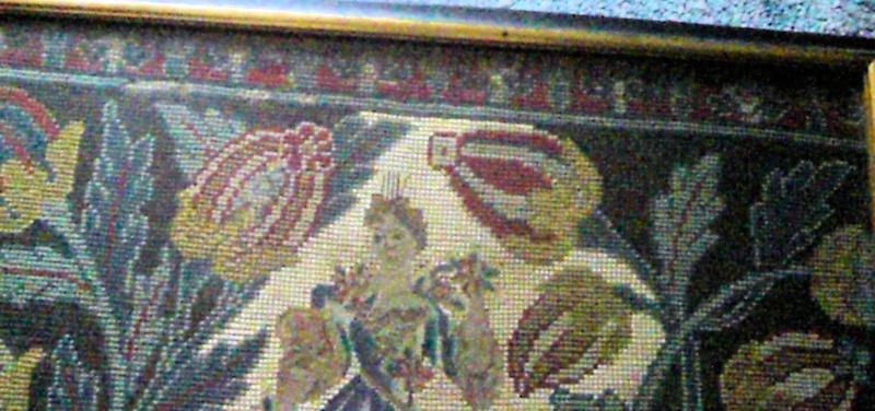 Louis XIV Needlepoint Panel: