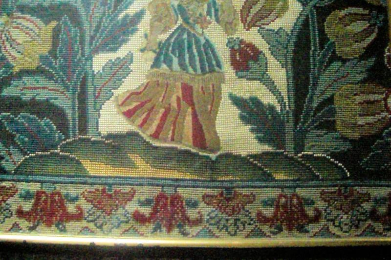 Louis XIV Needlepoint Panel: