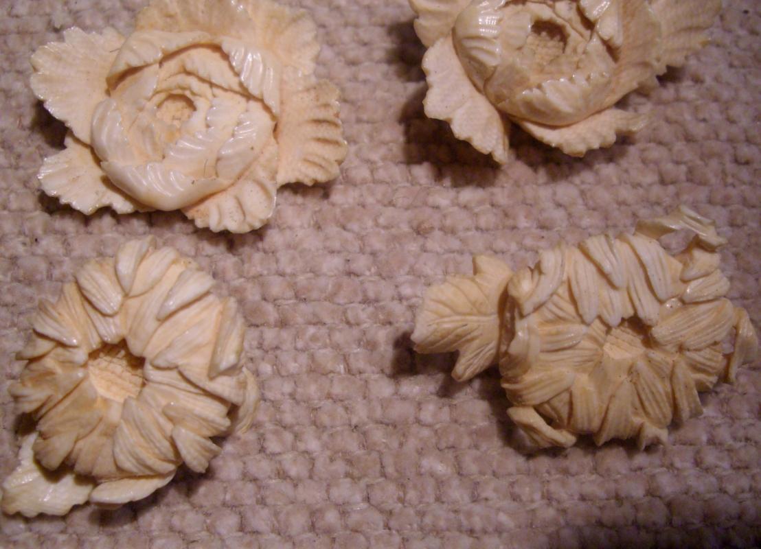 Chinese Ivory Flowers
