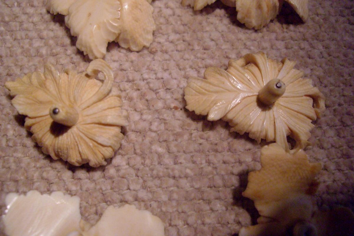 Chinese Ivory Flowers