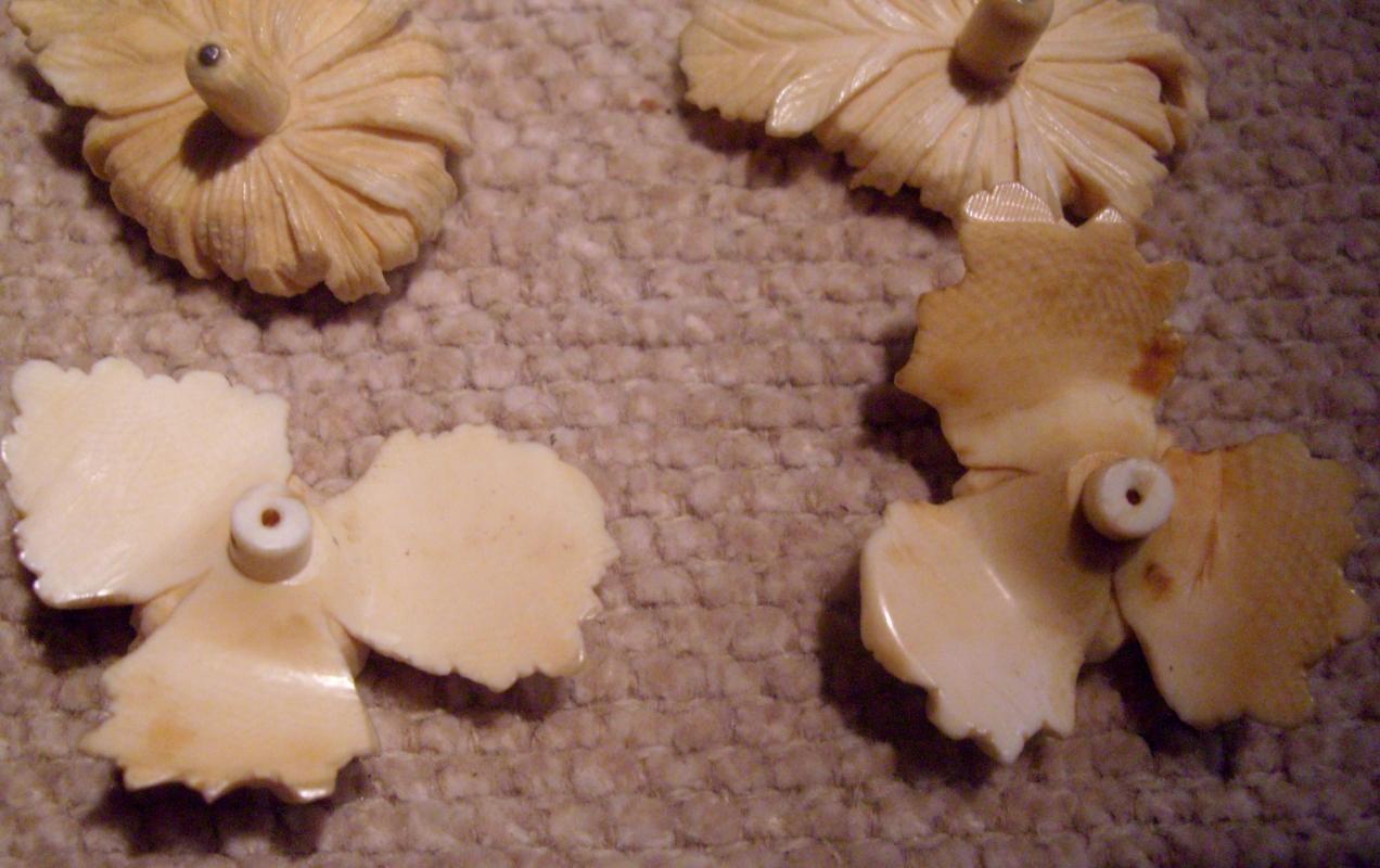 Chinese Ivory Flowers