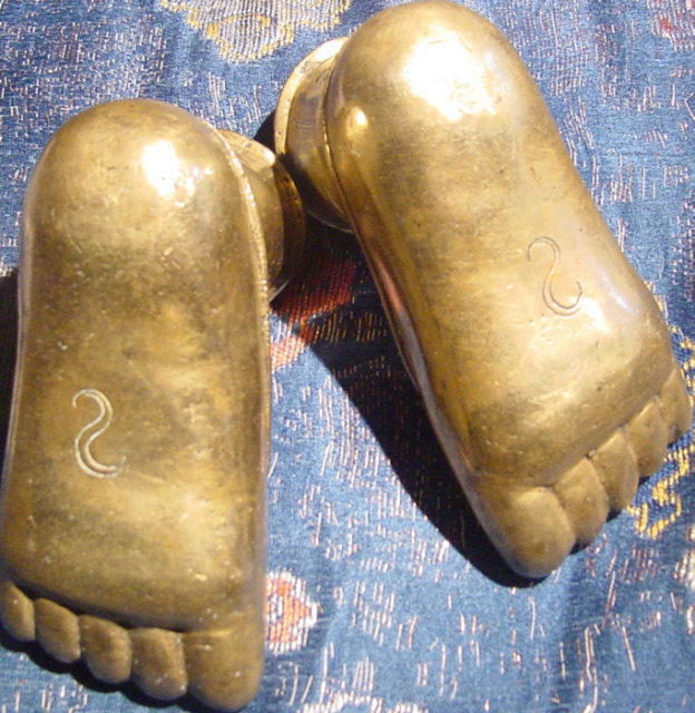 18th-19th Century Indian Brass Feet