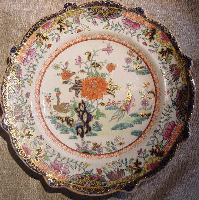 Six Early Mason's Ironstone Plates
