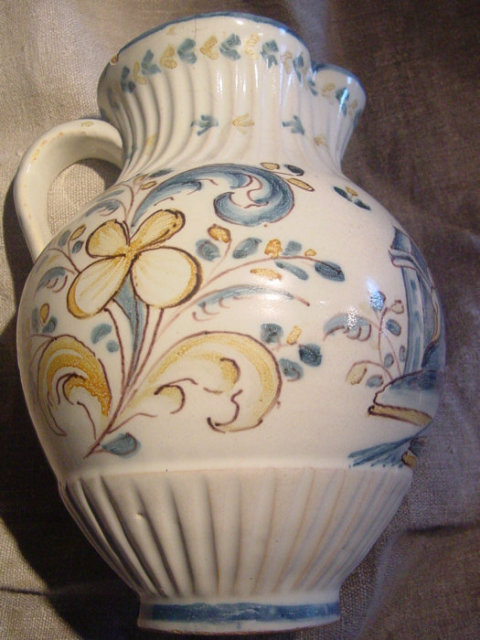 Large 16th C. Faenza Jug