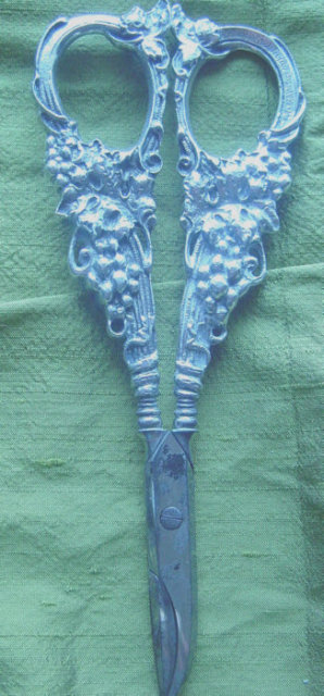 Elaborate Sterling Grape Shears