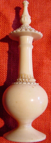 Perisan Carved Ivory Perfume Bottle