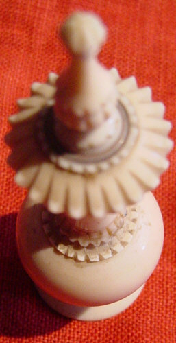 Perisan Carved Ivory Perfume Bottle