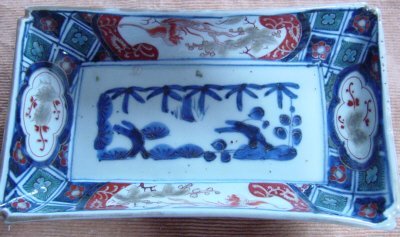 Rectangular Imari Porcelain Dish