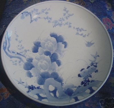 Arita Blue and White Charger