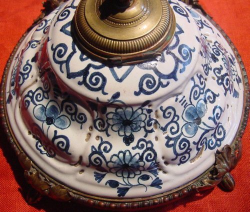 French Faience Inkstand