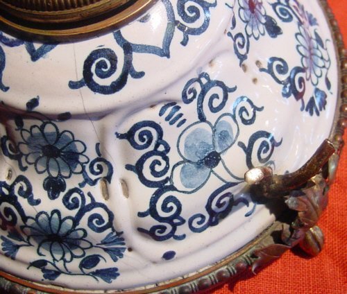 French Faience Inkstand