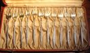 Twelve Whiting "Oval Twist" Seafood Forks