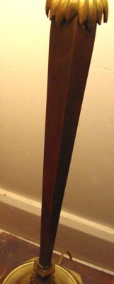 Tall Persian Brass Candlestick