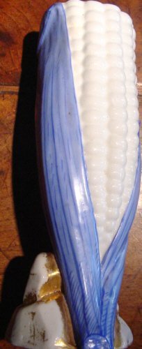 Paris Porcelain Corn Cob Vase