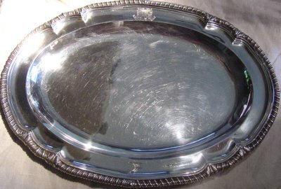George III Sterling Platter