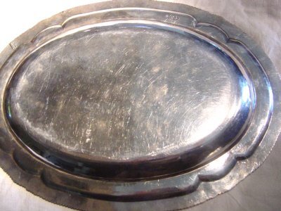 George III Sterling Platter