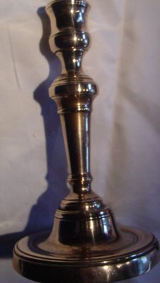 English Bell Metal Candlestick