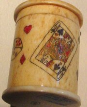 Japanese Signed Bone Dice Box