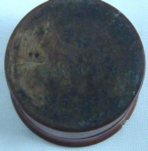 Fine Miniature On Boxwood Snuff Box