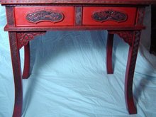 Japanese Cinnabar Lacquer Table