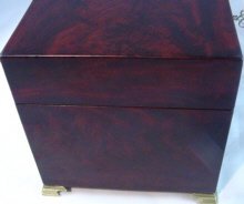 Magnificent Large Mahogany Tea Caddy