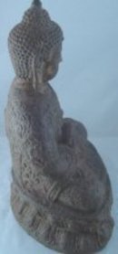 Ming Seated Buddha In Cast Iron