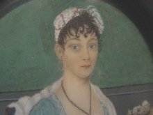 Portrait Miniature of a Seated Beauty
