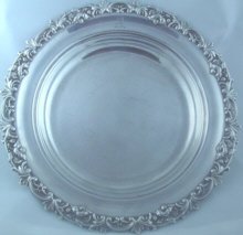 Antique English Silver Wine Coaster