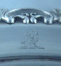 Antique English Silver Wine Coaster