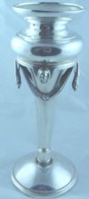 Medallion Coin Silver Vase