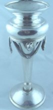 Medallion Coin Silver Vase