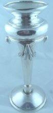 Medallion Coin Silver Vase