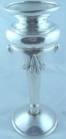 Medallion Coin Silver Vase