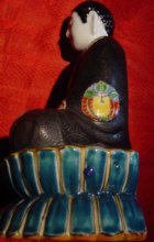 Kutani Porcelain Meditating Buddha
