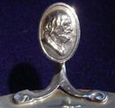 Graceful Medallion Coin Silver Tazza