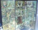 Glorious Victorian Decoupage Floor Screen