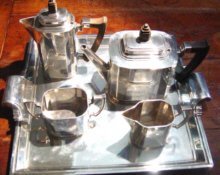 Massive Art Deco Sterling Tea/Coffee Service