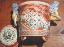 Antique Kutani Porcelain Incense Burner