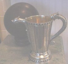 Moorish-Style Silver Ewer By Tane