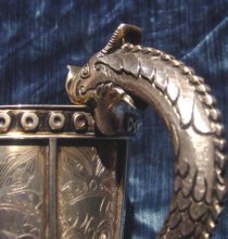 Moorish-Style Silver Ewer By Tane